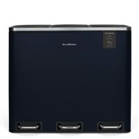 Mülleimer 3 Fächer 54L N°986 Dunkelblau