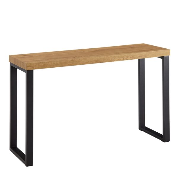 WOHNLING Konsolentisch 120x39x75,5cm Anrichte Ablagetisch Flurtisch Eiche Tisch