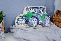 Traktor Konturenkissen Größe 36x24x5 cm