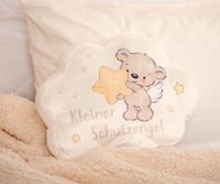 Kleiner Schutzengel Konturenkissen Größe 33x29 cm