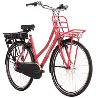 E-Citybike Damen Carry on 28'' E-Bike rot 250 Watt Li-Ion 36V/13 Ah 3 Gänge