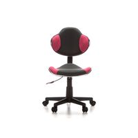 Schreibtischstuhl KIDDY GTI-2 Grau/Pink höhenverstellbarer ergonomischer Kinderstuhl