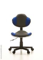 Kinderdrehstuhl KIDDY GTI-2 Grau/Blau höhenverstellbarer ergonomischer Kinderstuhl