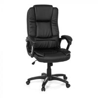 Chefsessel Bürostuhl RELAX CL120 Schwarz, Schreibtischstuhl mit Armlehnen