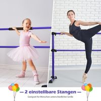 Ballettstange freistehend, Ballet Bar höhenverstellbar