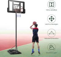 Basketballständer 260-305 cm höhenverstellbar