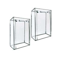 2er-Set Tomatengewächshäuser, ca.150 x 100 x 50 cm 