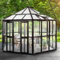 Wintergarten/Sommergarten haus, Gartenpavillon, ca. 390 x 343 x 290 cm
