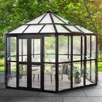 Wintergarten/Sommergarten haus, Gartenpavillon, ca. 390 x 343 x 290 cm