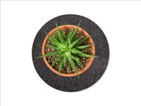Keilbach Blumentopf Unterlage, ⌀ 25,0 cm, dunkelgrau