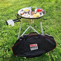 Paella Grill-Set inkl. Paella-Pfanne: Comfort Line 1 - Für Einzelpersonen bzw. den Single-Griller