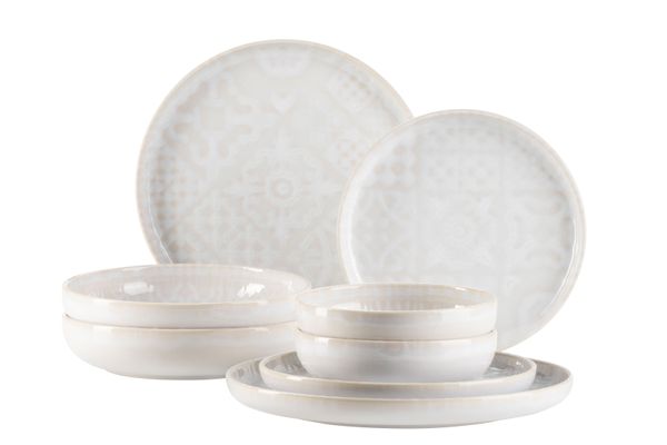 Serie Traditional Tiles, Kombiservice 8 teilig für 2 Personen