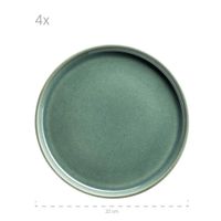 Serie Elina Uno, Frühstücksset 12 teilig für 4 Personen