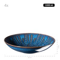 Serie Aquamarine, Tafelservice, 12 teilig für 4 Personen