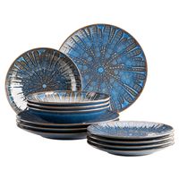 Serie Aquamarine, Tafelservice, 12 teilig für 4 Personen