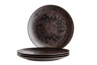 Serie Metallic Bronze, Platzteller-Set für 4 Personen