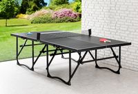 4-fach faltbare Tischtennisplatte inkl. Zubehör - ca. L 274 cm x B 152,5 cm x H 76 cm