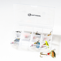 Angeln Zubehör Ultralight Spoon & Spinnerbox 12tlg. Strike