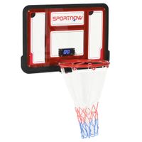SPORTNOW Basketballkorb mit Punkteanzeige Basketballbrett mit Korb Stahl