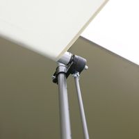 Klemmmarkise Sonnenschutz mit Handkurbel - Beige