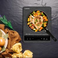 ELK102P elegantes Slim Design Induktionskochplatte 2000 Watt, LED Display, Timer