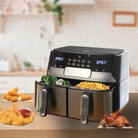 ELK90FD2 Digital Doppel-Heißluftfritteuse 9,0 Liter 1700 Watt