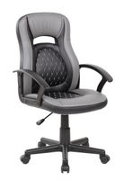 höhenverstellbarer Drehstuhl FM-2509 schwarz/grau
