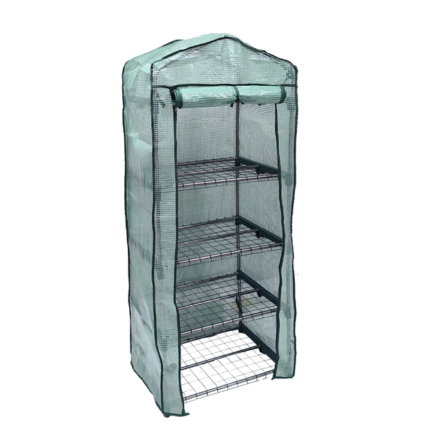 Gewächshaus, Foliengewächshaus für Tomaten mit 4 Etagen,69x49x160 cm