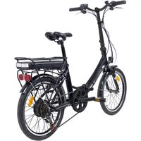 les Vacances, faltbares E-Bike, 6 Sp, 20 Zoll, Schwarz