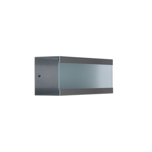 Keilbach Zeitungsbox, Edelstahl, Glasfront