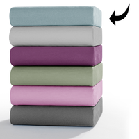 Dreamtex Mako-Feinjersey-Spannbettuch - ca. 90 - 100 x 200 cm