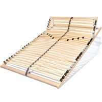 7-Zonen Lattenrost ERGO K 140x210 verstellbar Kopfteil Härtegrad verstellbar 30 Leisten