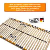 Lattenrost MULTIRA 28 Federleisten Kopf/Fußteil verstellbar 100 x 200 cm