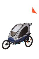 Econ-Way 3in1 Alu 2er Kinderwagen Fahrradanhänger & Joggingwagen faltbar inkl. Zubehör