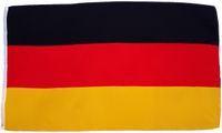 Flagge Deutschland Top Qualität  90 x 150 cm Fahne mit 2 Ösen 100g/m² Stoffgewicht