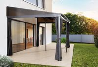 Terrassenüberdachung 400 x 300 cm Anthrazit