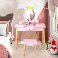 2-in-1-Kinder-Schminktischset