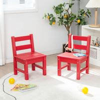 3-teiliges Tisch- &amp; Stuhlset, Spieltisch-Set für Kleinkinder aus Holz