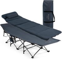 Feldbett Klappbar, Campingbett mit Matratze