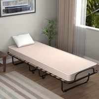 80x190cm Gästebett mit Matratze aus Rückstellschaum