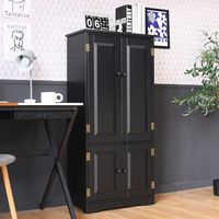 Mehrzweckschrank Vintage, Flurschrank mit verstellbarem Regal