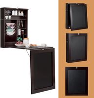 Wandtisch klappbar, Wandklapptisch mit Tafel