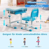 Kinderschreibtisch Set höhenverstellbar