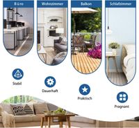 4-teiliger Raumteiler, 173cm hoch, Klappbare Trennwand