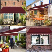 Markise mit kurbel, Balkonmarkise Sonnenschutz