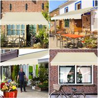 Markise mit kurbel, Balkonmarkise Sonnenschutz