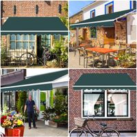 Markise mit kurbel, Balkonmarkise Sonnenschutz