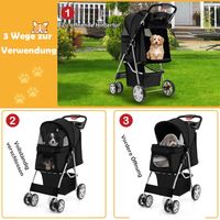 Hundewagen Haustiere Buggy bis 15kg