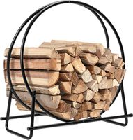 Kaminholzregal Metall, Brennholzregal belastbar bis 50kg