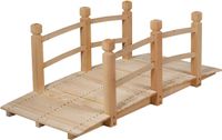 Holzbrücke Gartenbrücke Teichbrücke